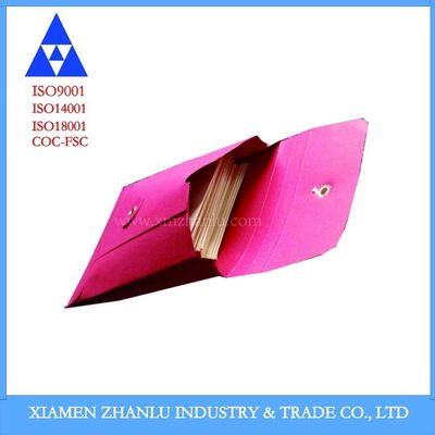 Colore Gusset Busta busta con lavatrice stringa di chiusura stile disegno in carta Kraft