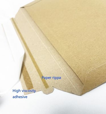 Confezione di consegna conveniente e durevole Cartellone rigido per libri Kraft riciclato espandibile