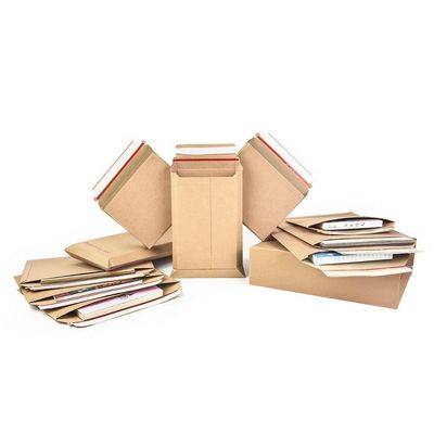 Confezione di consegna conveniente e durevole Cartellone rigido per libri Kraft riciclato espandibile