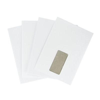 Carta kraft marrone/bianca cartone autoadesivo con supporto per finestre per promozione