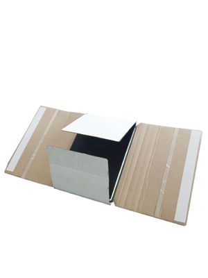 Libri Imballaggio Mailer con E Flutte Board Riciclabile Cross Kraft cartone ondulato