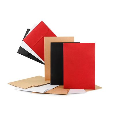 Busta in stile tascabile Kraft marrone senza guscio per documenti importanti