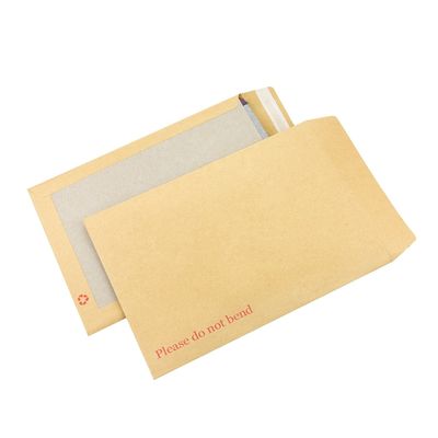 Promozione busta di cartone grigio con logo personalizzato e carta kraft spedizione sicura