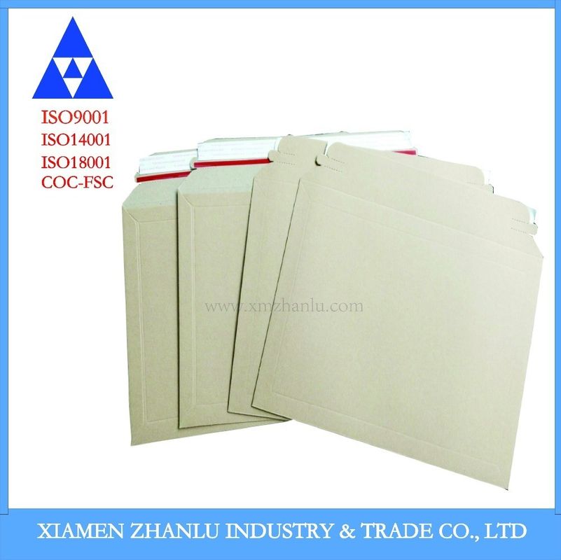Bboard Envelope Book Mailer Brown Kraft Board per il mercato del cartone a chip rivestito di bianco